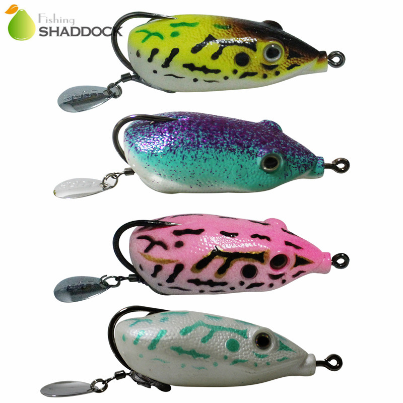 4pcs Rubber Soft Frog Fishing  - огляд і ціна Fishing Hook Assortment