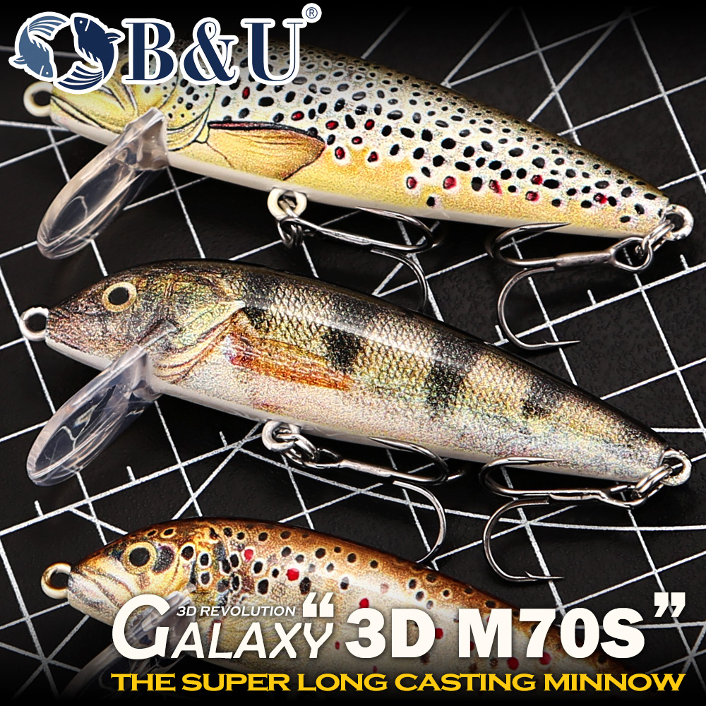 B&U Fishing Lures Sinking Minn - огляд і ціна Fishing Hook Treble