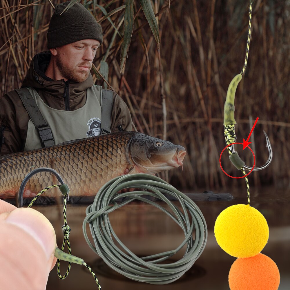 Carp Fishing Silicone Tube For - огляд і ціна Fishing Hook Size