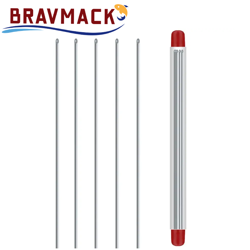 5/10pcs Quick Earthworm Hookin - огляд і ціна Fishing Hook Stainless Steel