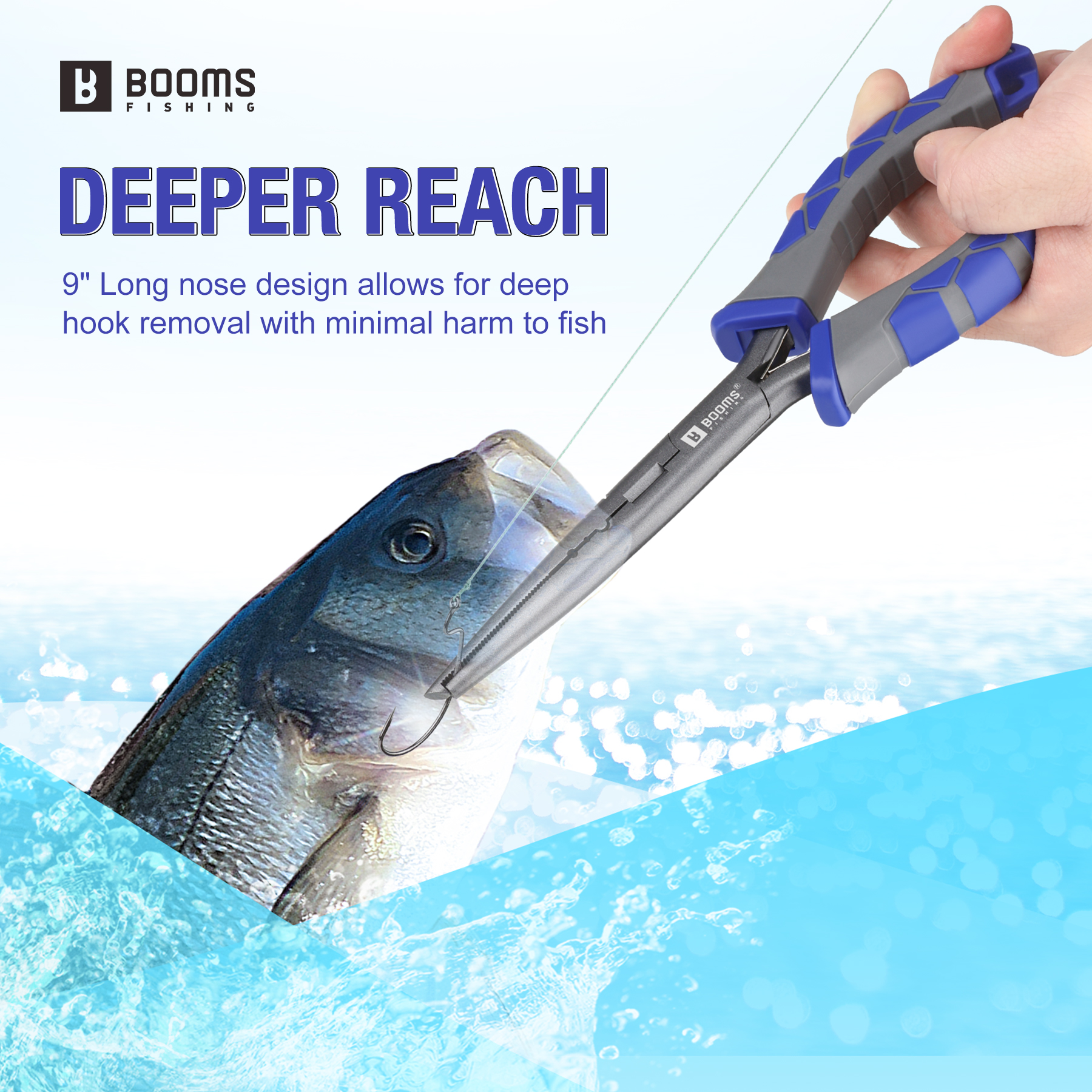 Booms Fishing XW10 23cm Long N - огляд і ціна Fishing Hook Remover