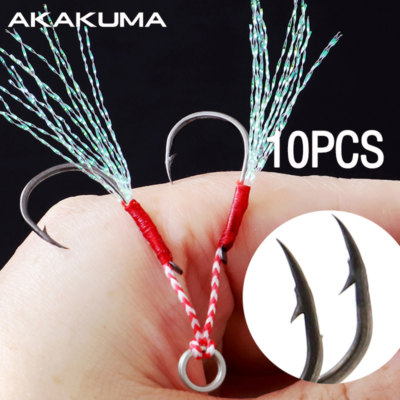 10Pcs Fishing Hooks Single Hoo - огляд і ціна Fishing Hook Assortment