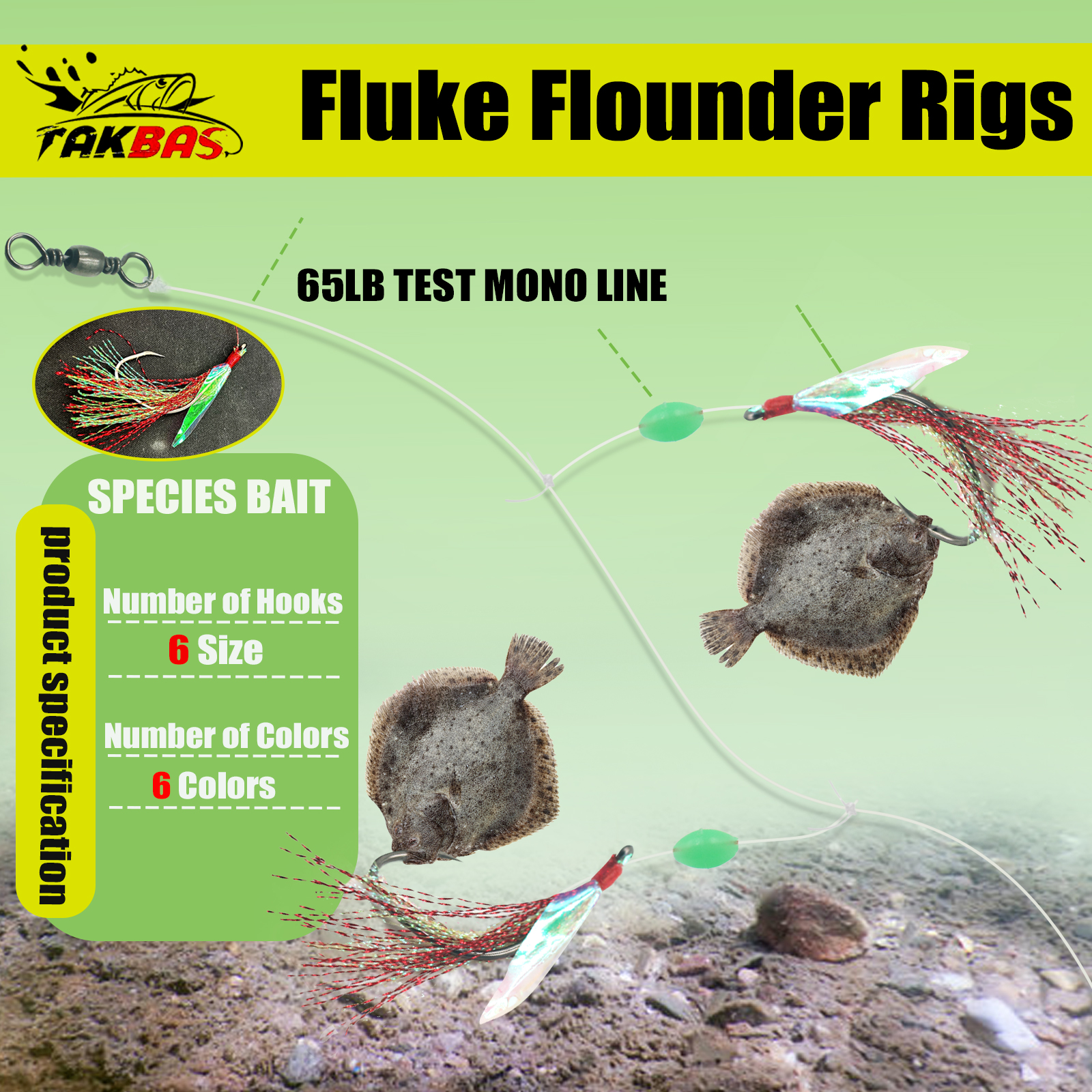 6pcs Snapper Tackle Flasher Ri - огляд і ціна Fishing Hook Circle