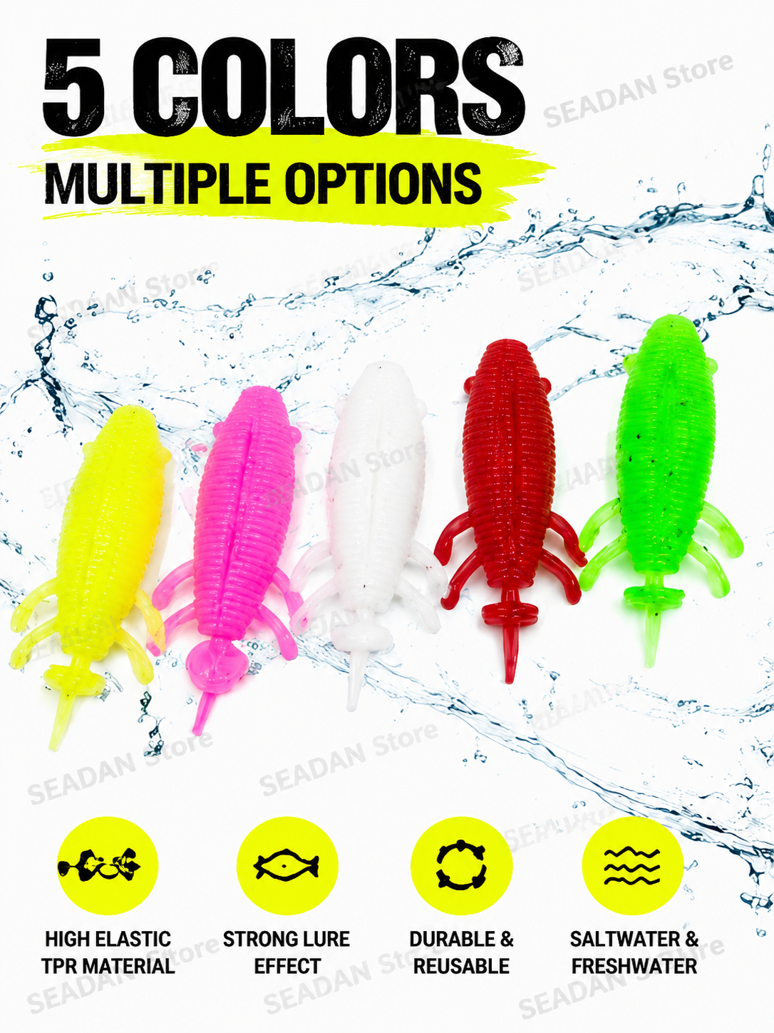 5pcs Floating Soft Frog Lure T - огляд і ціна Fishing Hook Weedless