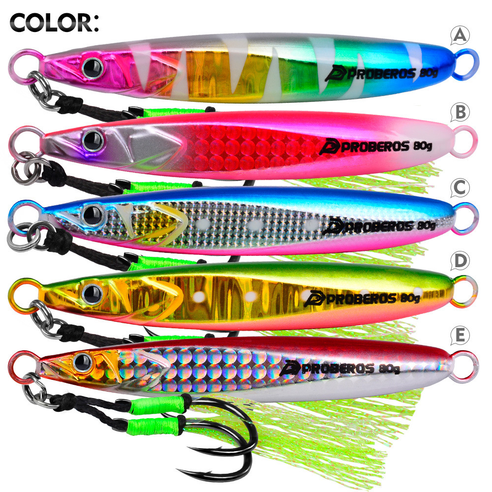 LHFSH Luminous Metal Jig Fishi - огляд і ціна Fishing Hook Treble