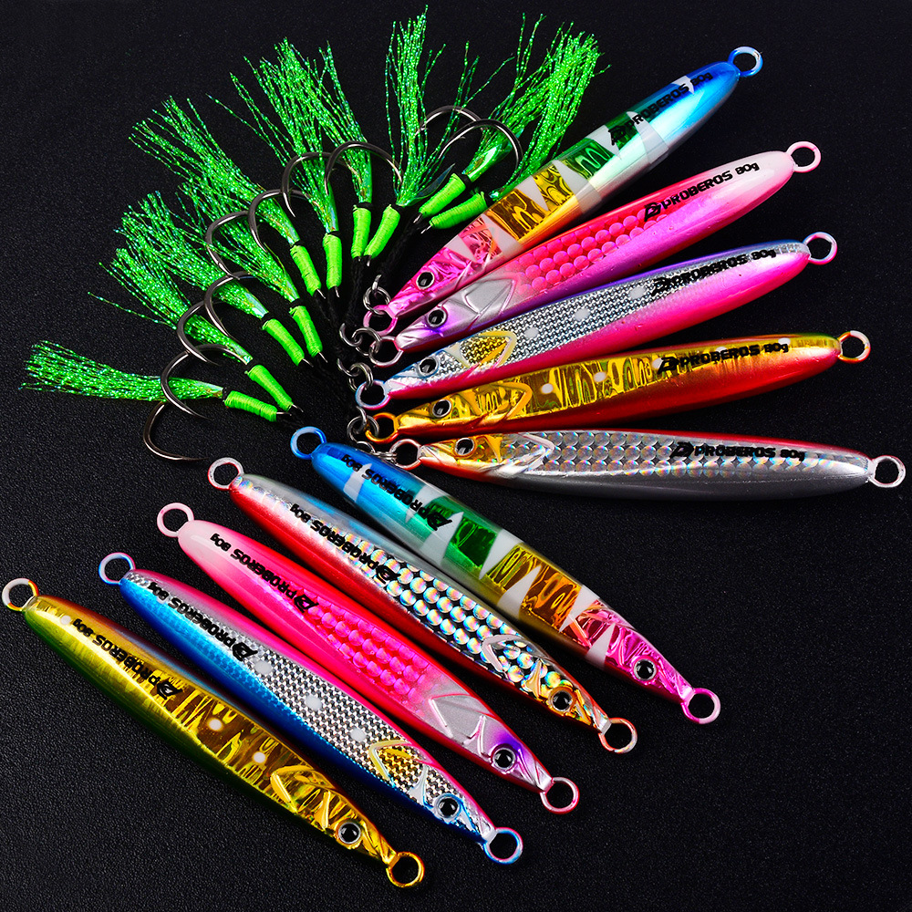 LHFSH Luminous Metal Jig Fishi - огляд і ціна Fishing Hook Treble