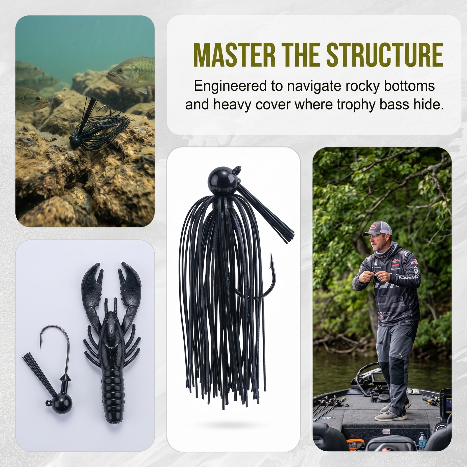 Goture 1pcs Swim Football Jig  - огляд і ціна Fishing Hook Weedless