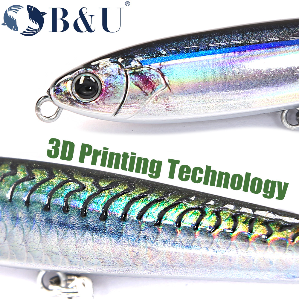 B&U Sinking Pencil Fishing Lur - огляд і ціна Fishing Hook Treble