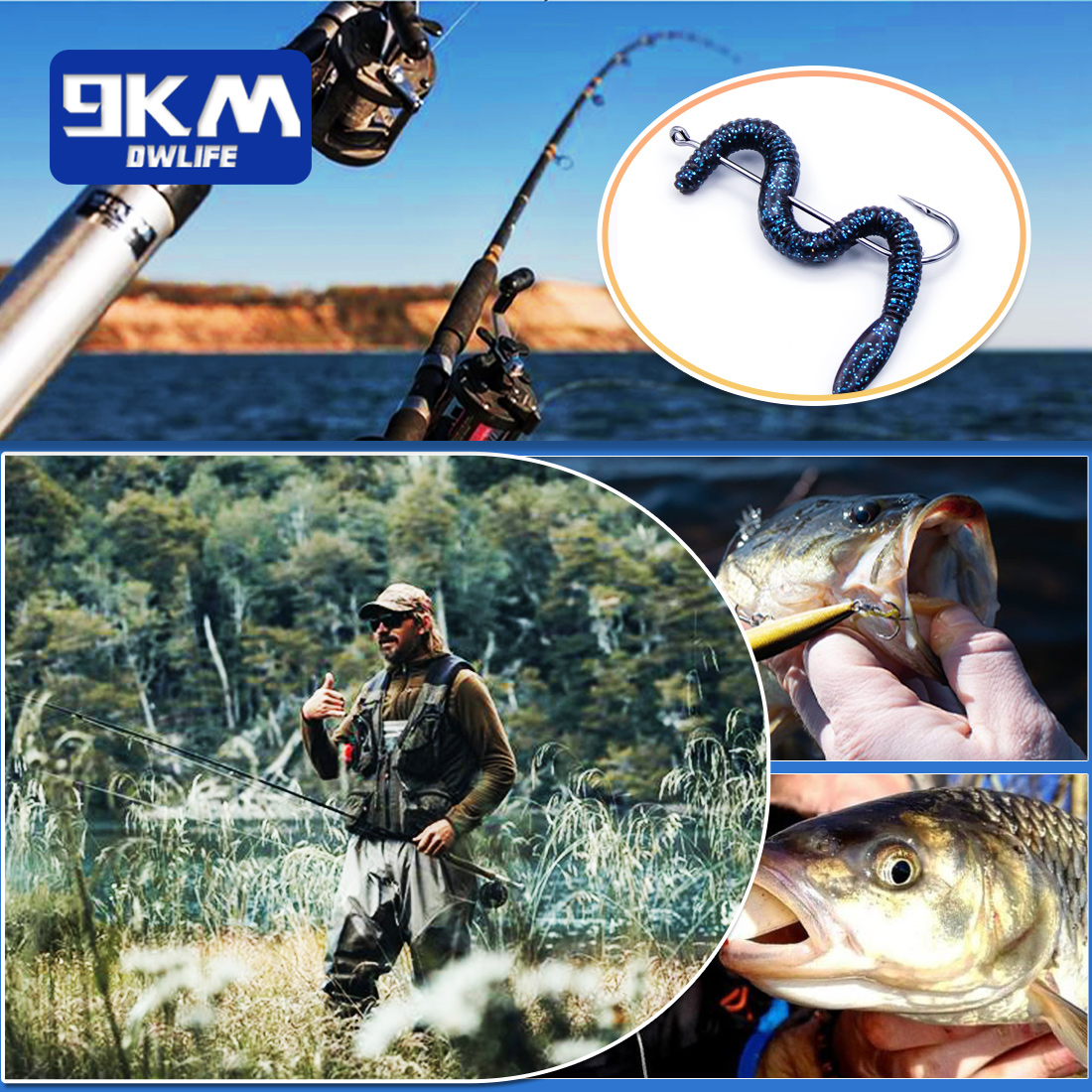 Fishing Hooks Long Shank Hooks - огляд і ціна Fishing Hook Offset