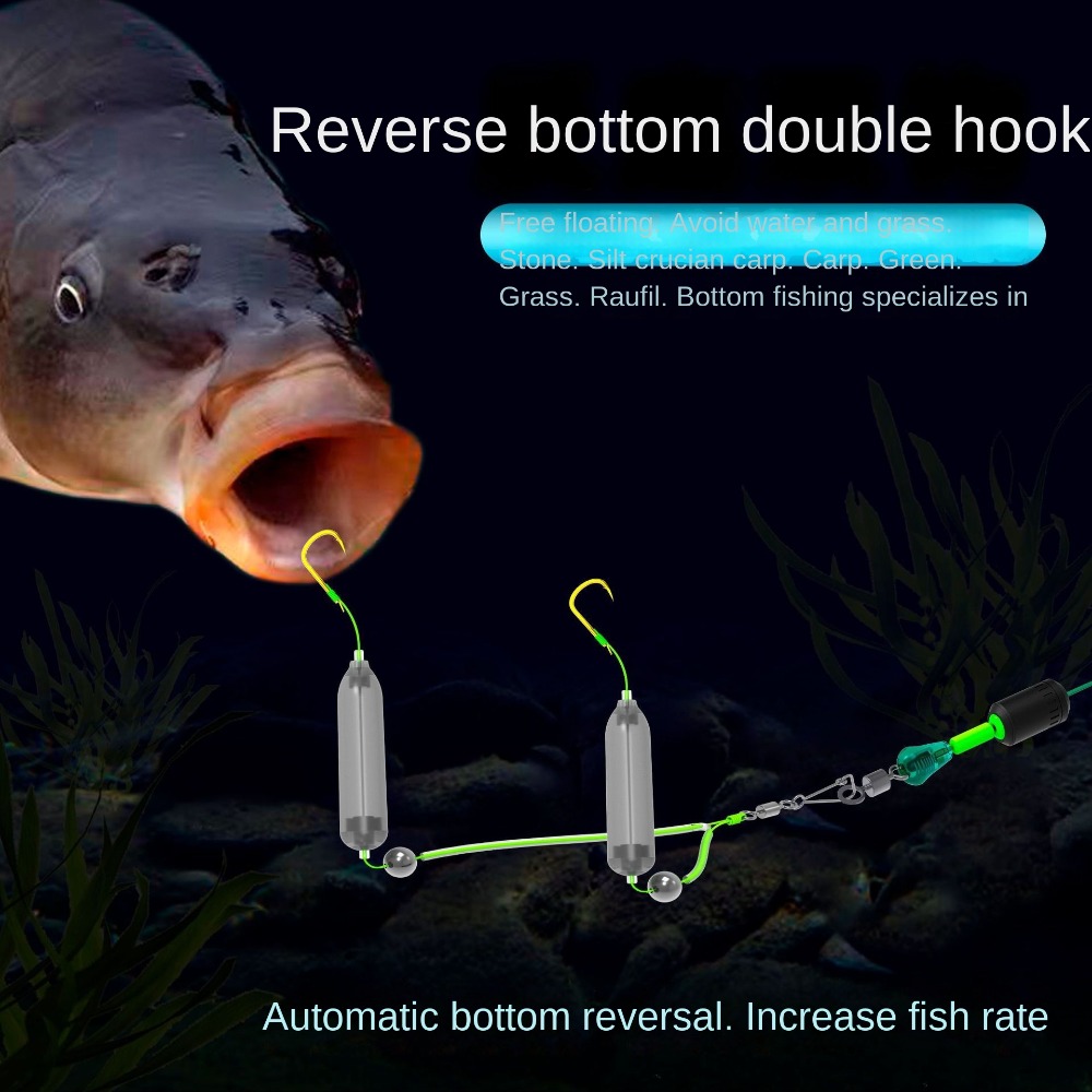 30pcs 2 size Fishing Hair Rigs - огляд і ціна Fishing Hook Size