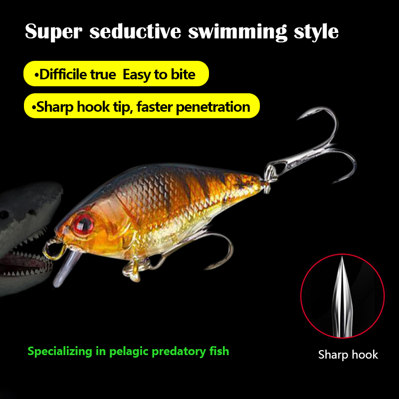 3D Eyes 7.5cm 10.2g Hard VIB L - огляд і ціна Fishing Hook Treble