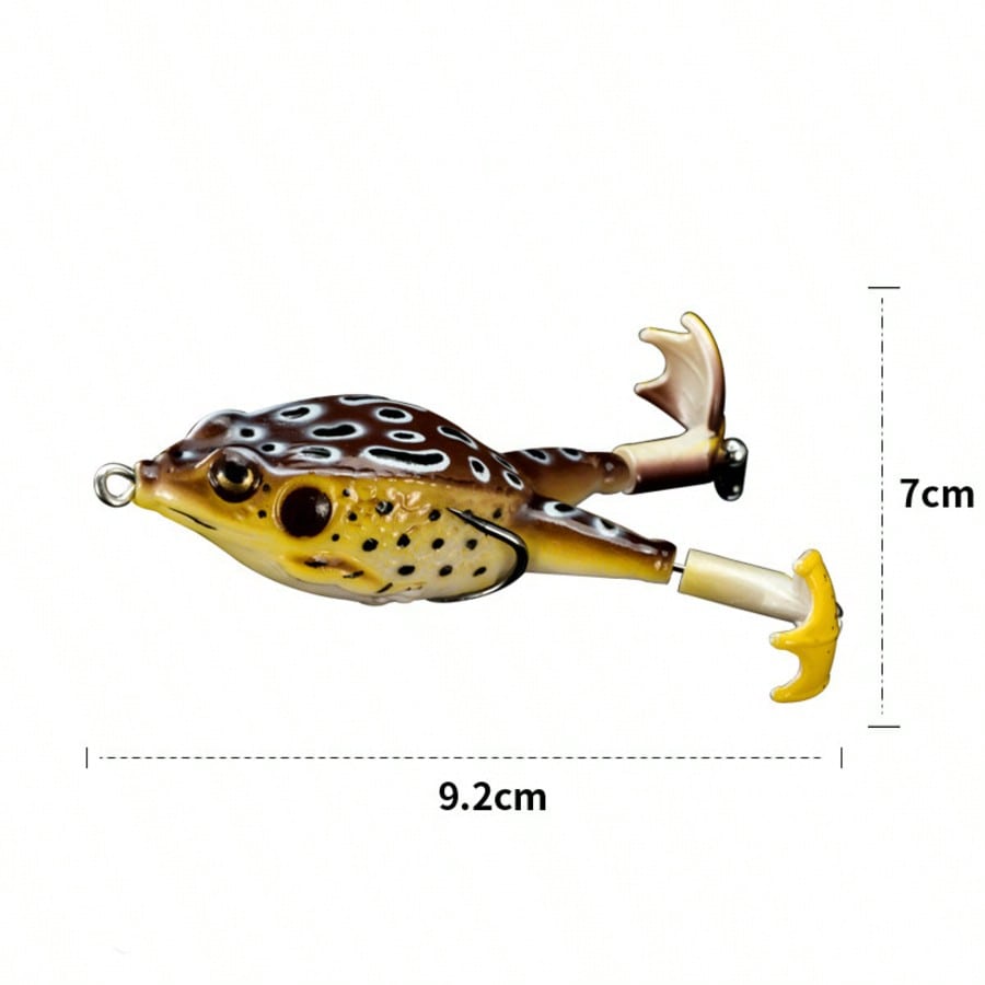 5pcs Water Soft Frog Bass Fish - огляд і ціна Fishing Hook Weedless