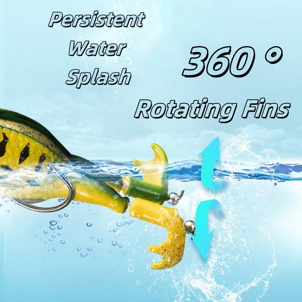 5pcs Water Soft Frog Bass Fish - огляд і ціна Fishing Hook Weedless