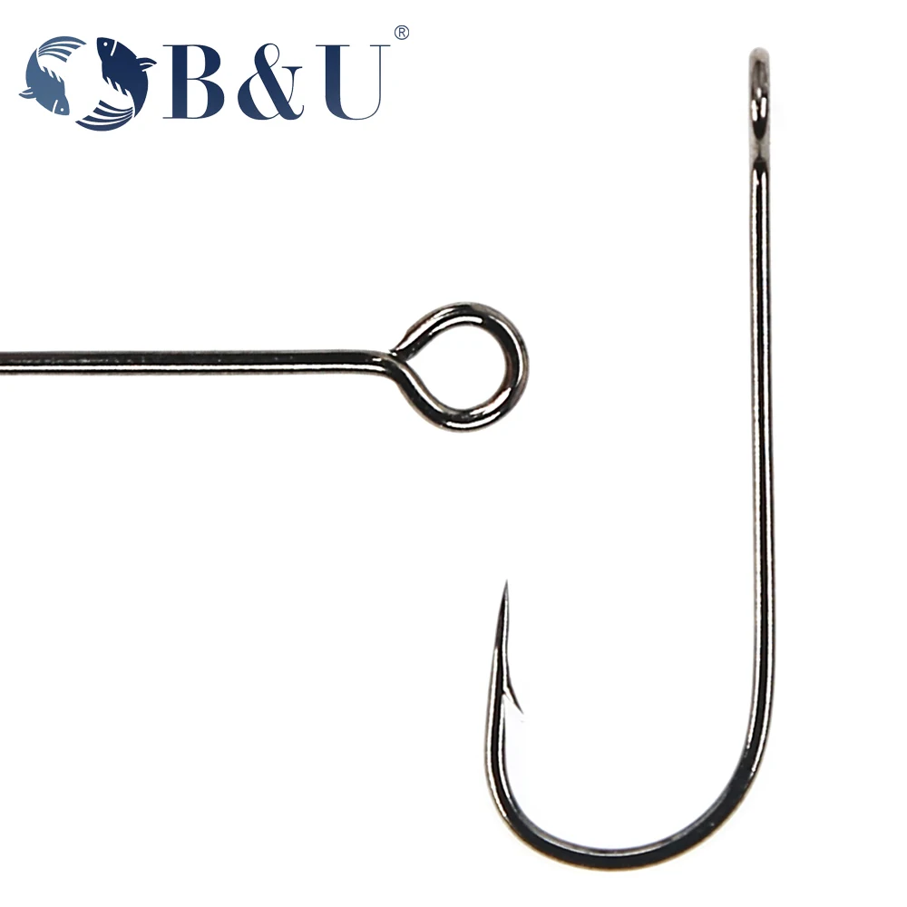 B&U 20pcs Fishing hook big eye - огляд і ціна Fishing Hook Offset