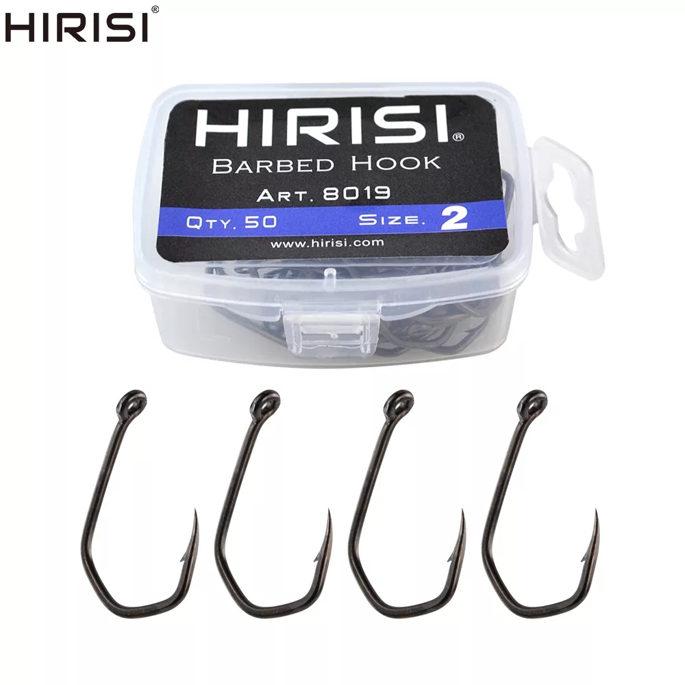50pcs Carp Fishing Hooks Barbe - огляд і ціна Fishing Hook Barbless