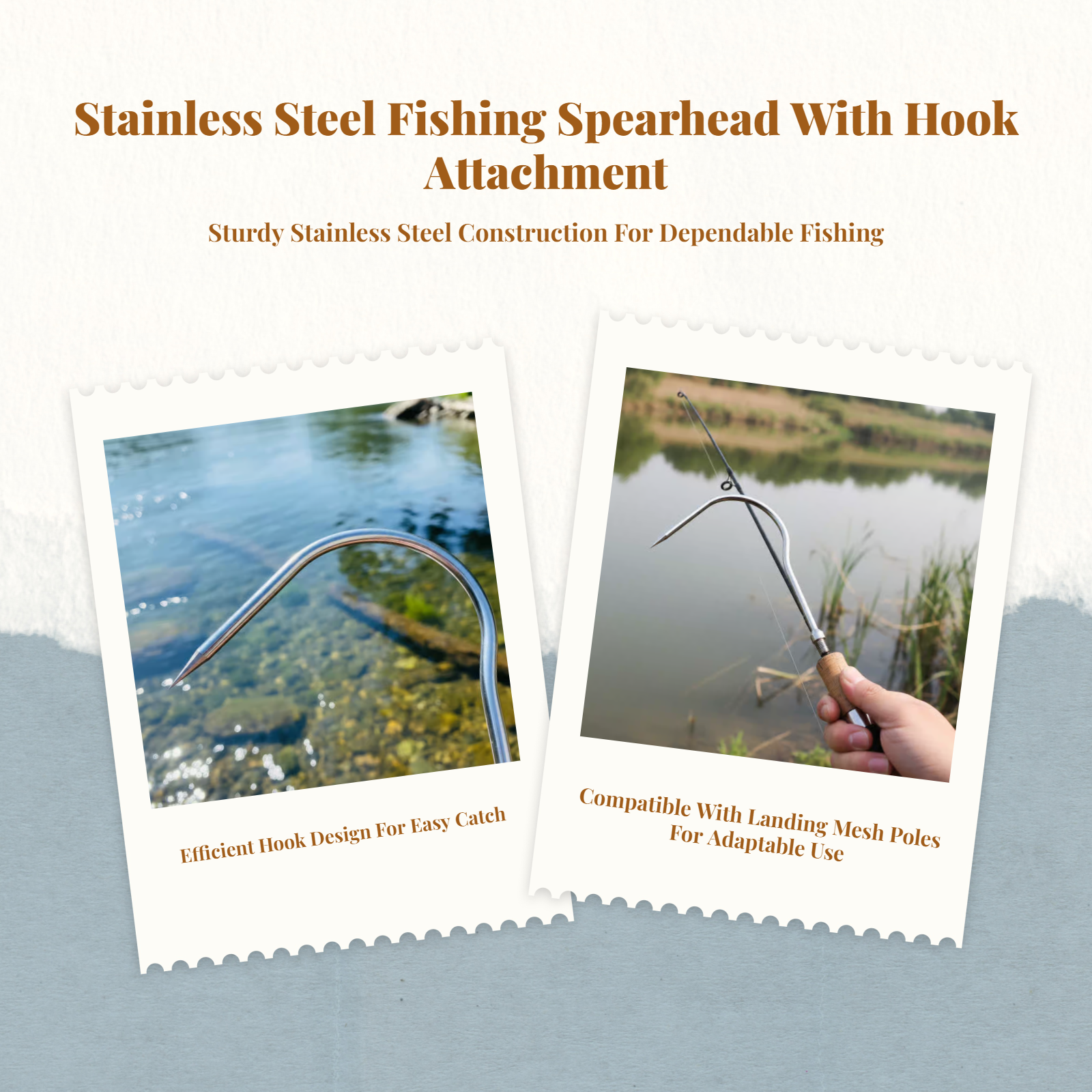 Fishing Sickle Head Stainless  - огляд і ціна Fishing Hook Stainless Steel