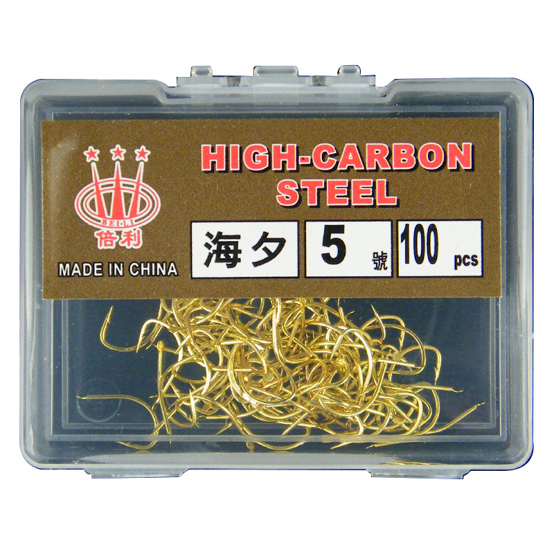 【100pcs Boxed Haiyu Fish Hooks - огляд і ціна Fishing Hook Assortment