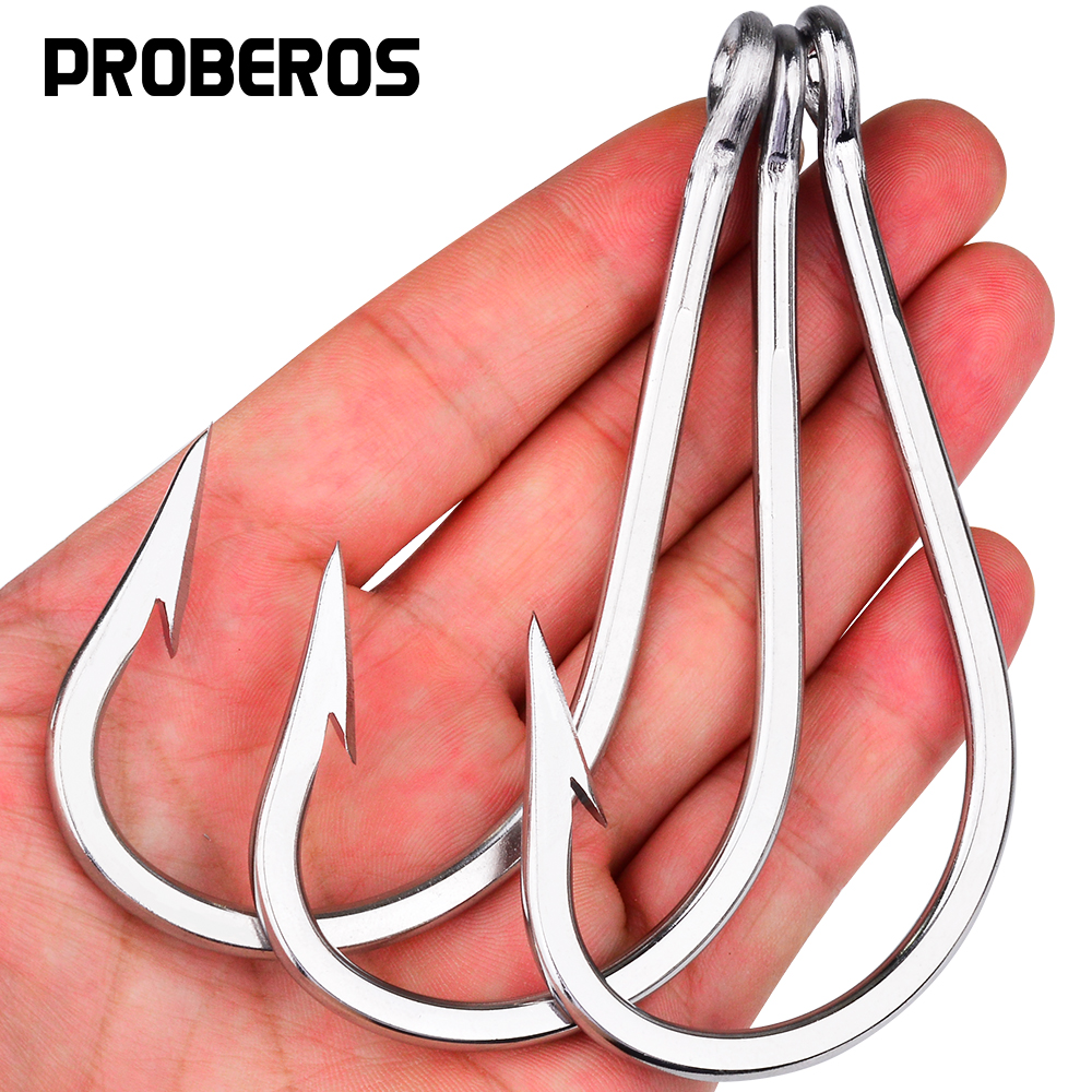 PROBEROS 5pcs Stainless Steel  - огляд і ціна Fishing Hook Circle