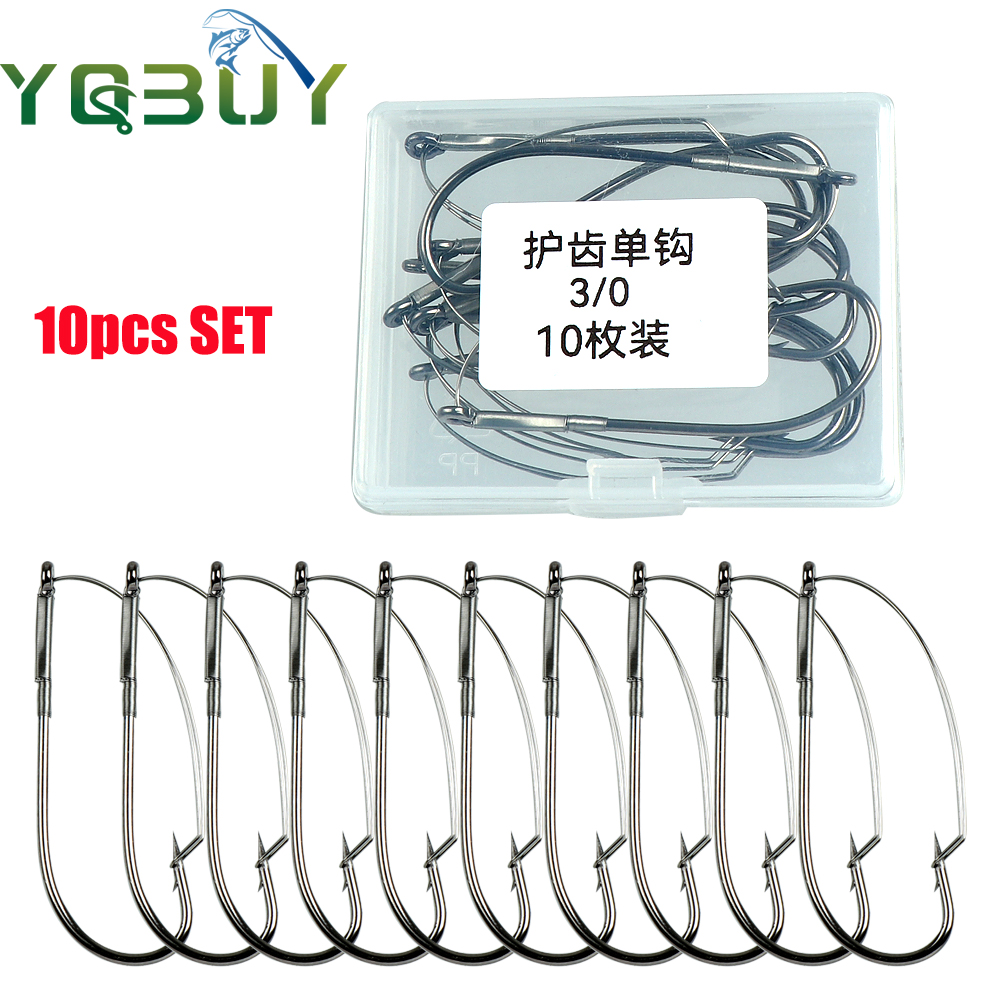 10Pcs/box Fishing Wacky Weedle - огляд і ціна Fishing Hook Weedless