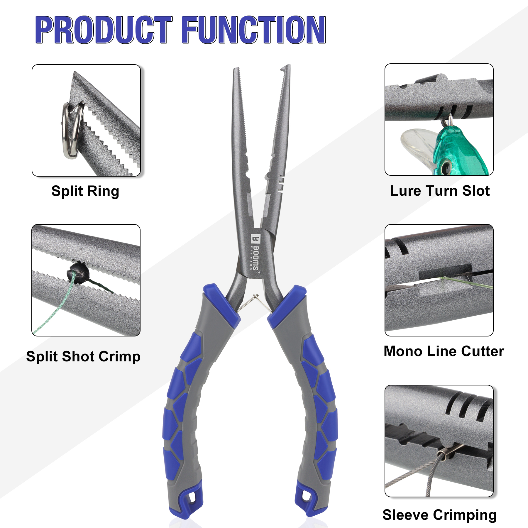 Booms Fishing 23cm Pliers and  - огляд і ціна Fishing Hook Remover