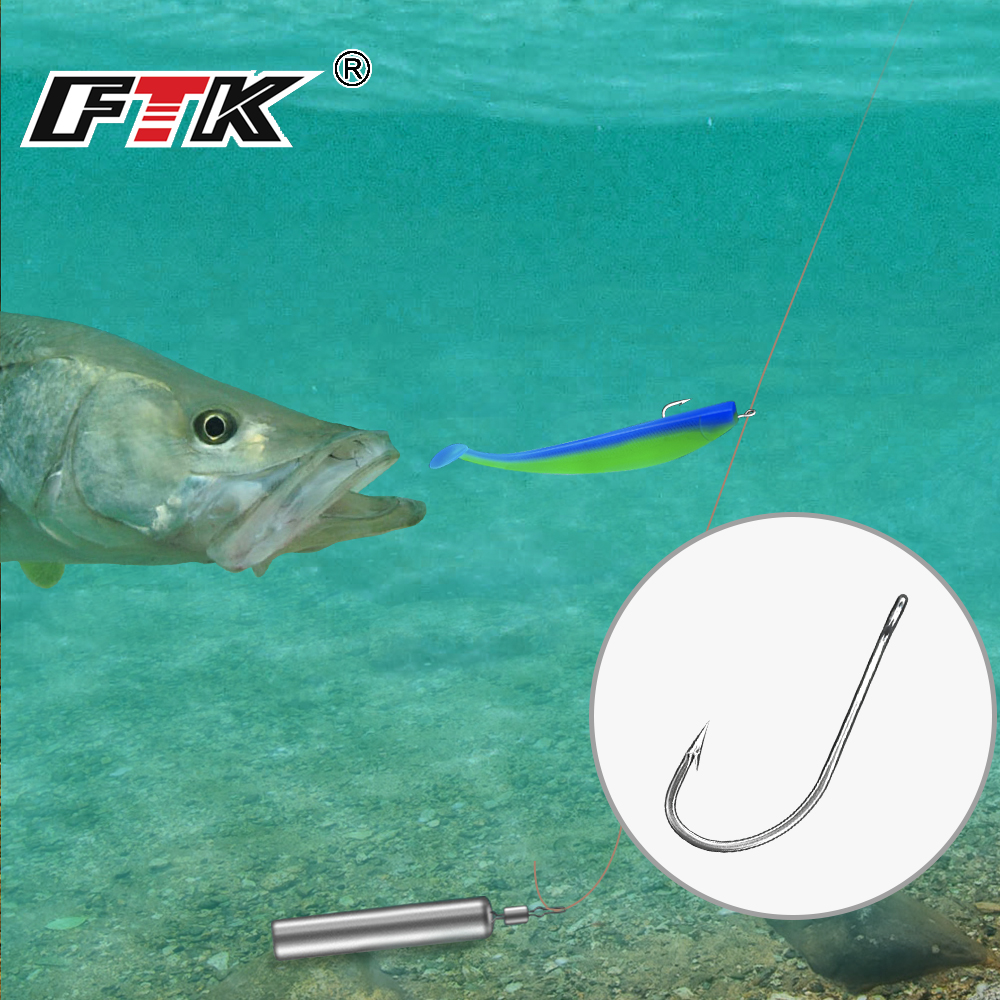 FTK Fishing Hooks 1-10#50PCS 1 - огляд і ціна Fishing Hook Offset
