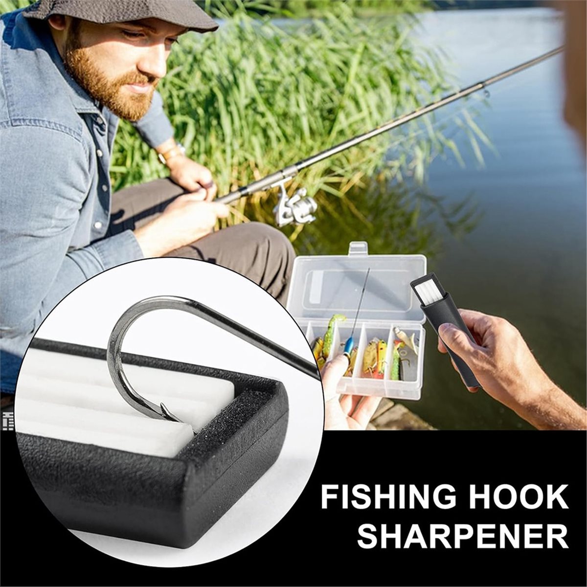 Fishing Hook Sharpener - Compa - огляд і ціна Fishing Hook